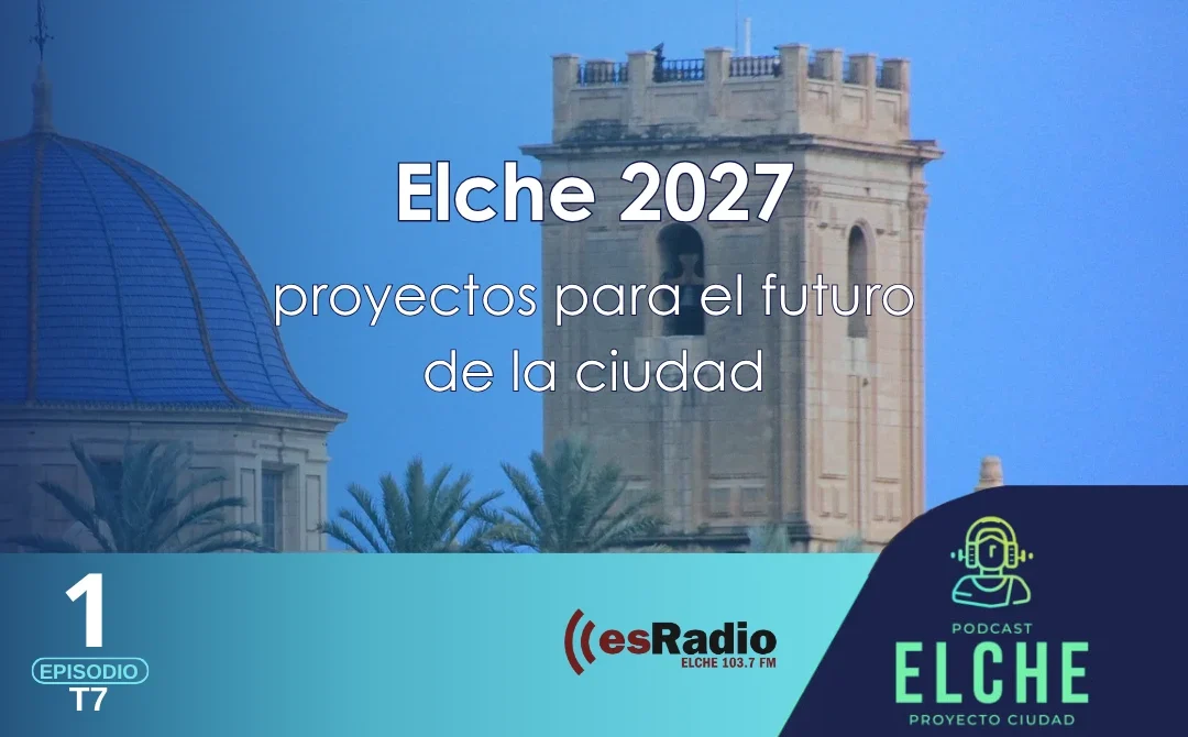 Portada del episodio 1 de la séptima temporada de Elche Proyecto Ciudad, sobre los proyectos de futuro de Elche.